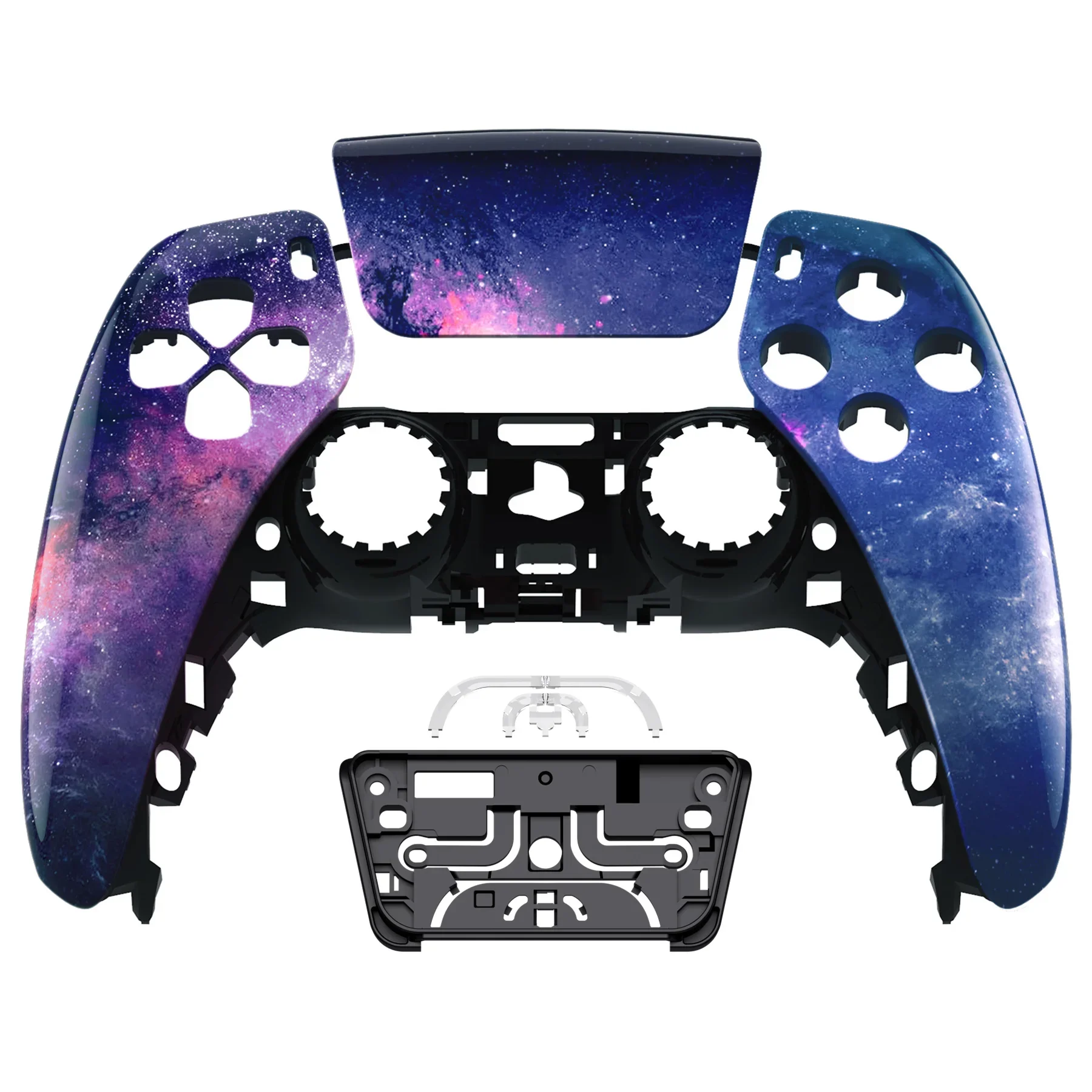 eXtremeRate Front Housing Shell with Touchpad for PS5 Controller (BDM-010–060) - Nebula Galaxy